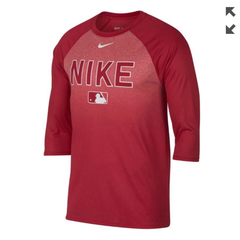 Men’s Nike Legend Raglan 3/4 Sleeve Baseball Shirt